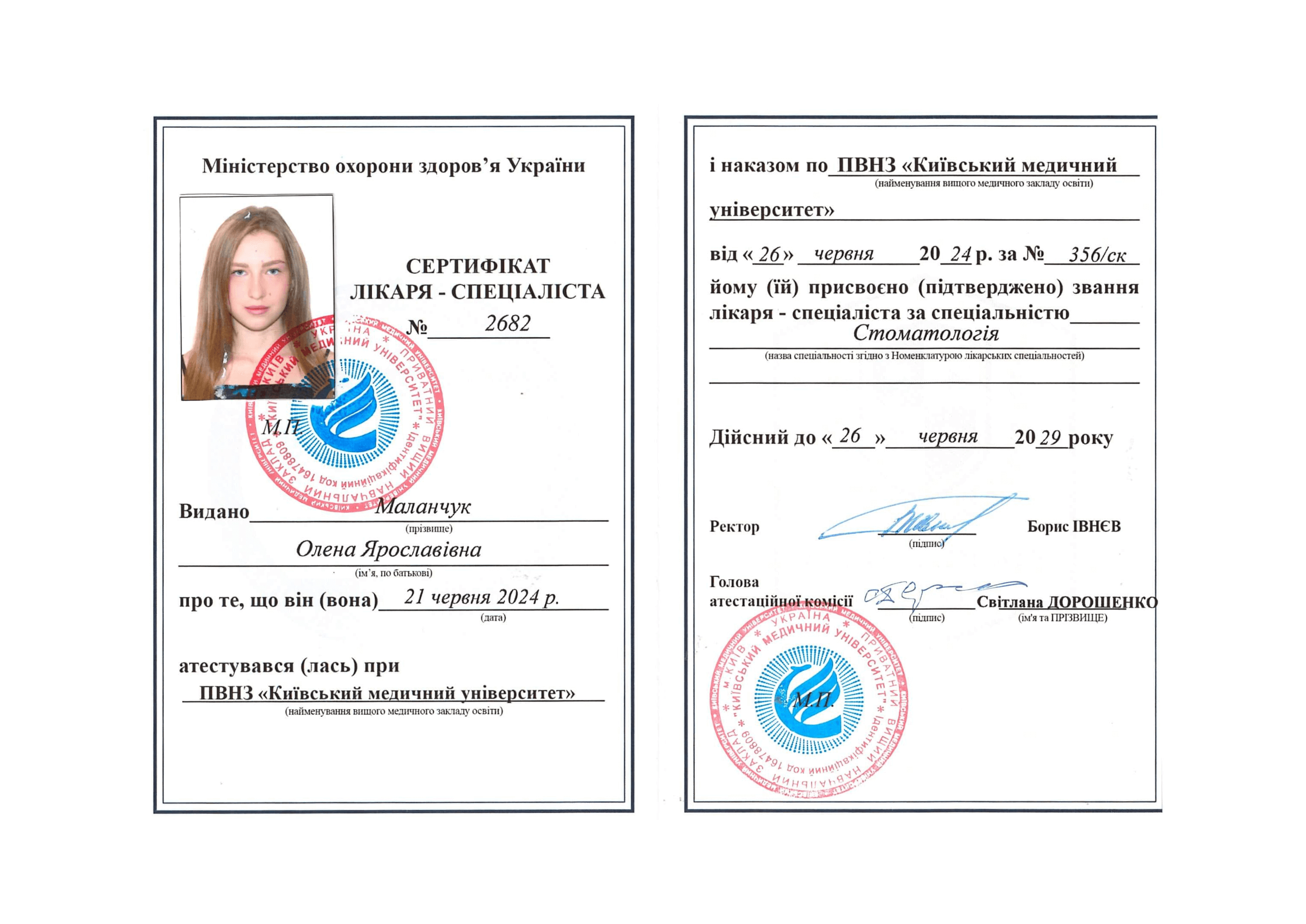 Олена Маланчук