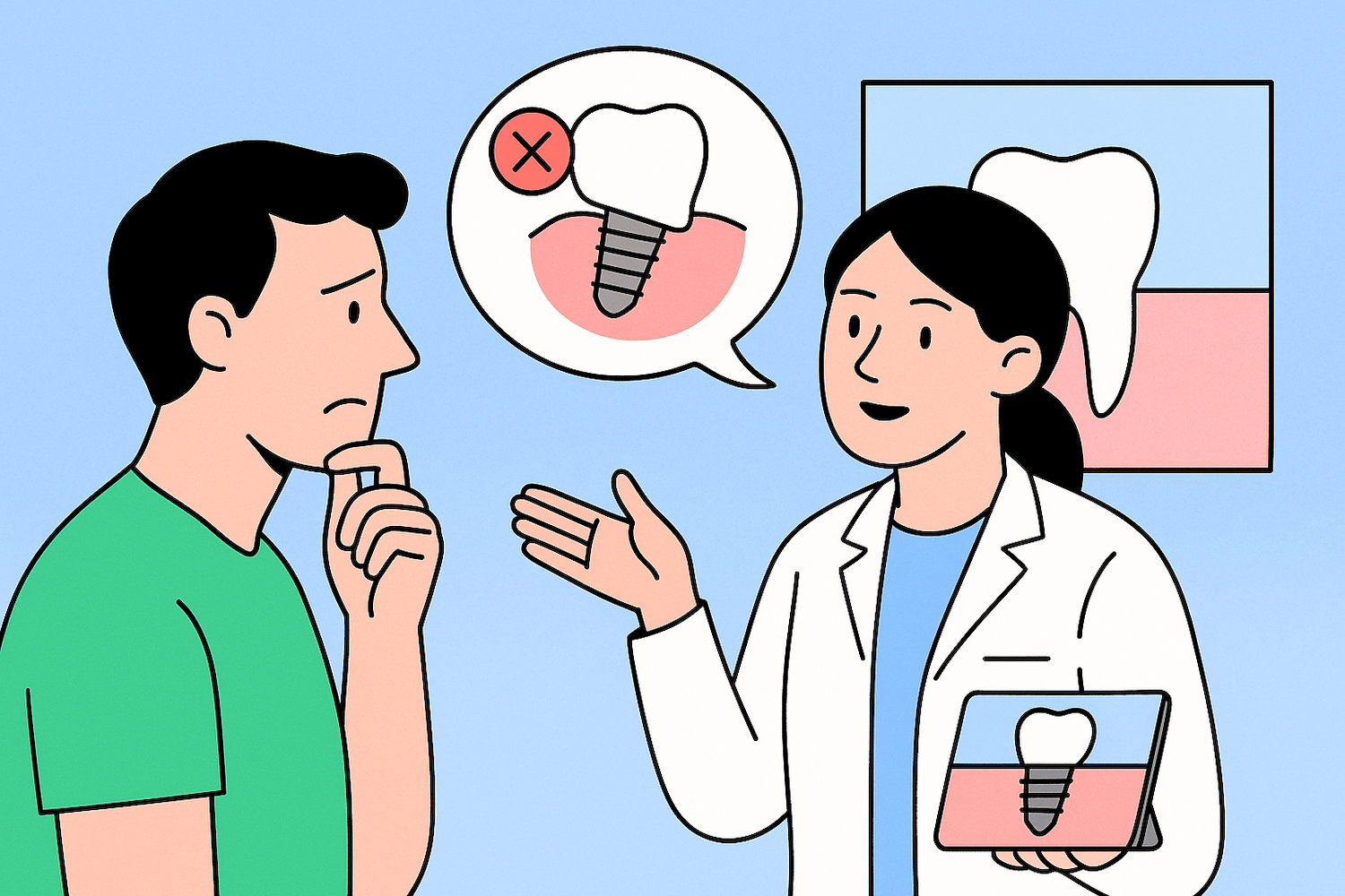 Почему имплант может не прижиться и что в таком случае делать