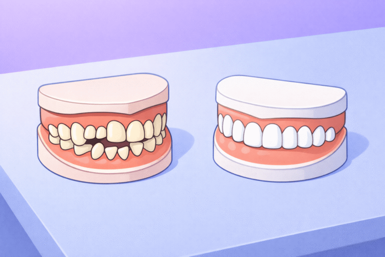 в яких випадках вініри можливі без ортодонтичного лікування, а коли це завідомо ризикований шлях. І покажемо, як виглядає правильна послідовність лікування