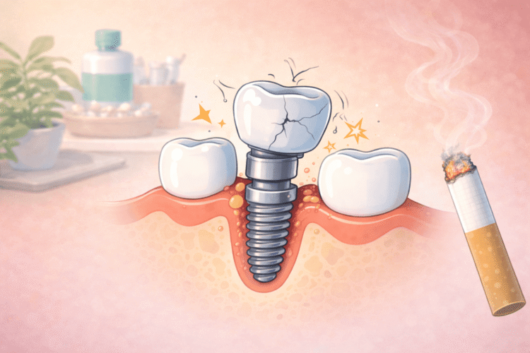 Чи справді паління підвищує ризик втрати імпланта